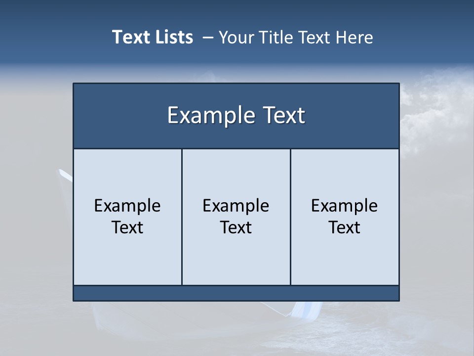 Business Away Horizon PowerPoint Template
