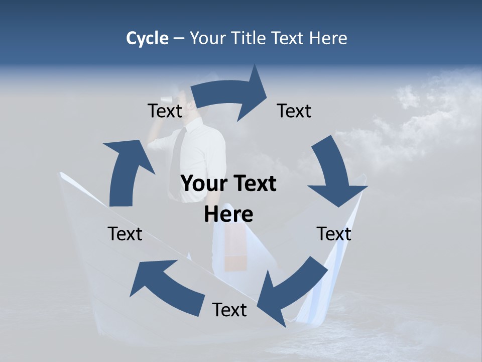 Business Away Horizon PowerPoint Template