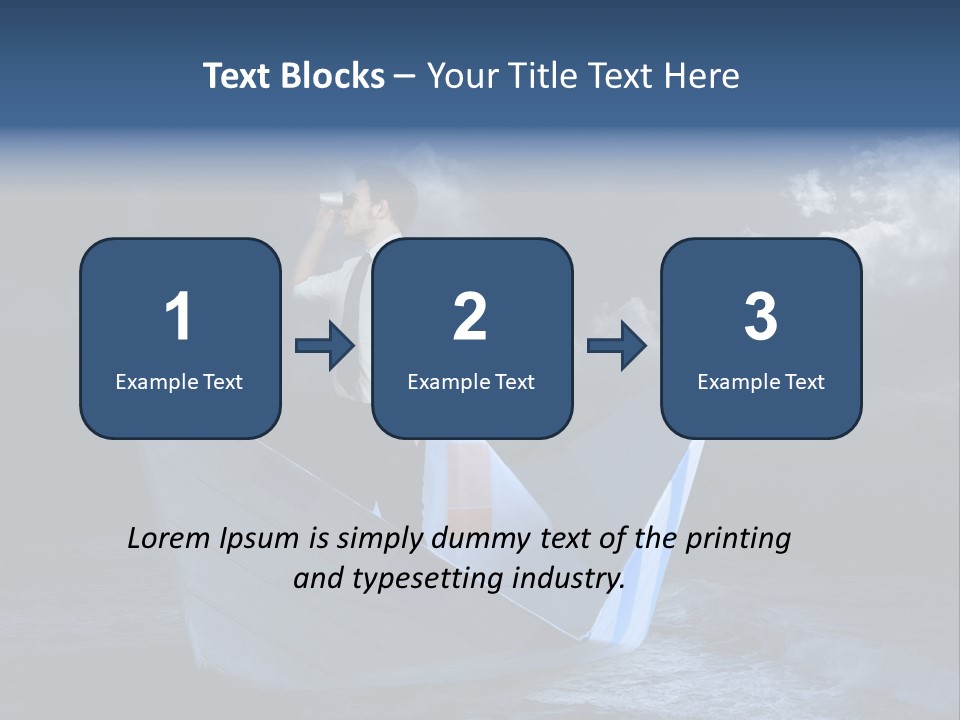 Business Away Horizon PowerPoint Template
