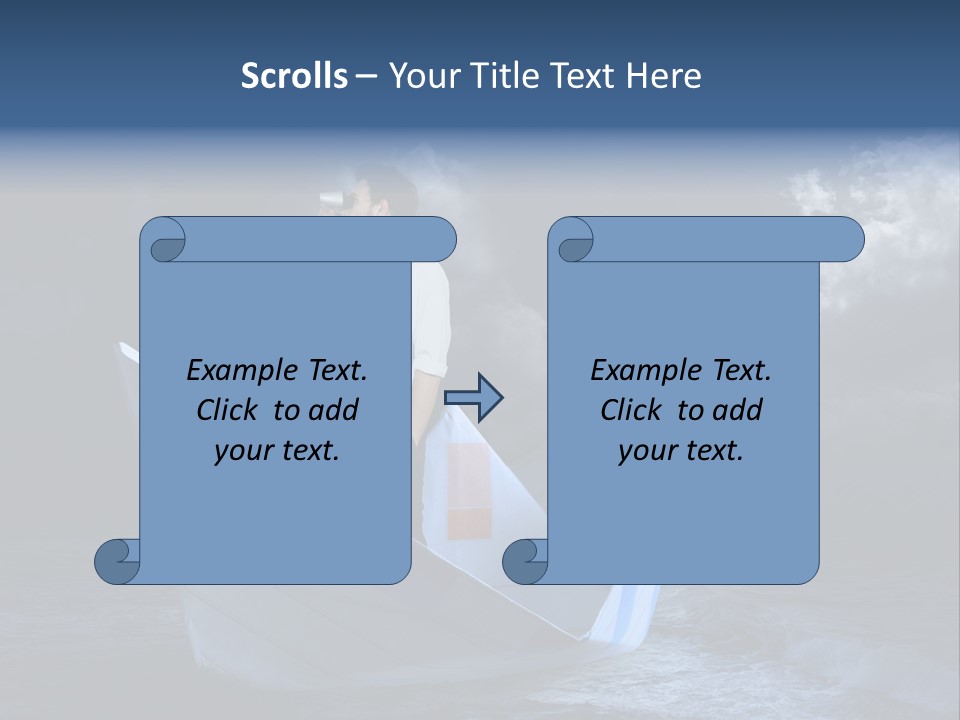 Business Away Horizon PowerPoint Template