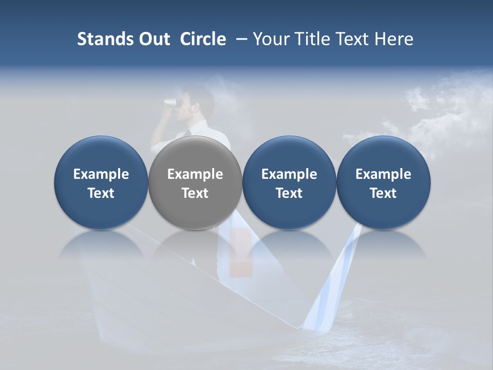 Business Away Horizon PowerPoint Template