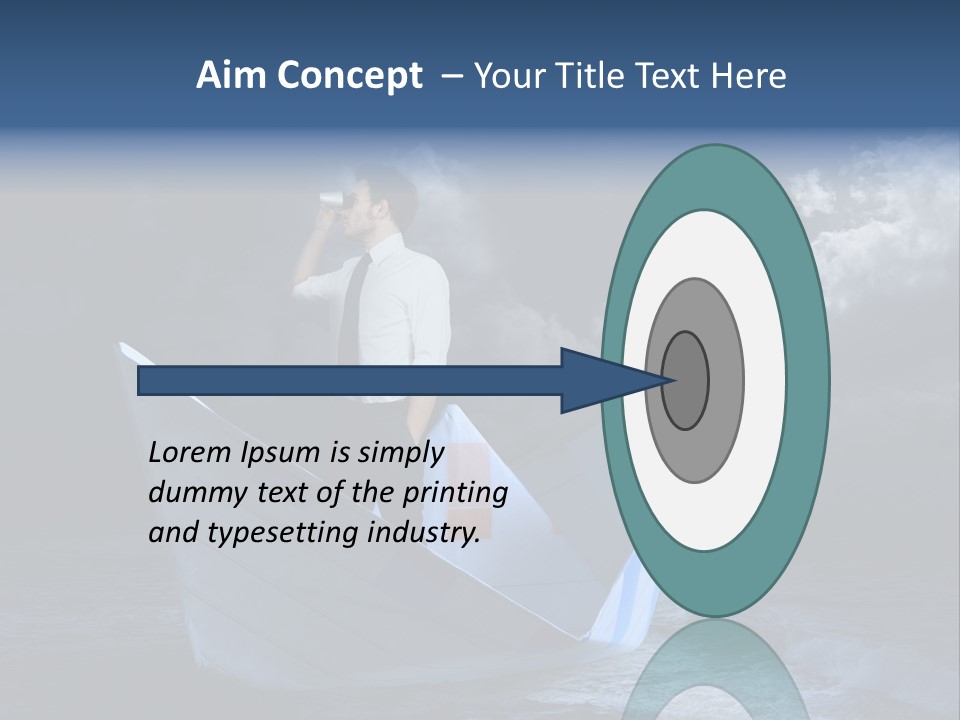 Business Away Horizon PowerPoint Template