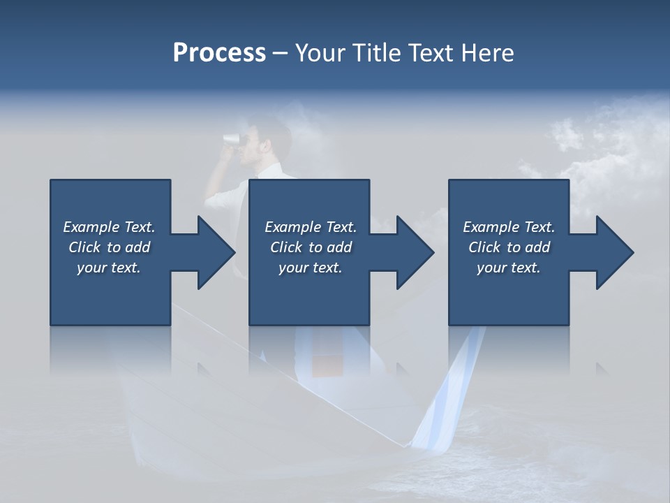 Business Away Horizon PowerPoint Template