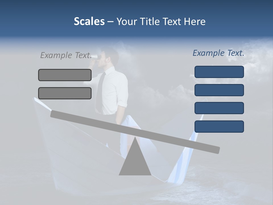 Business Away Horizon PowerPoint Template