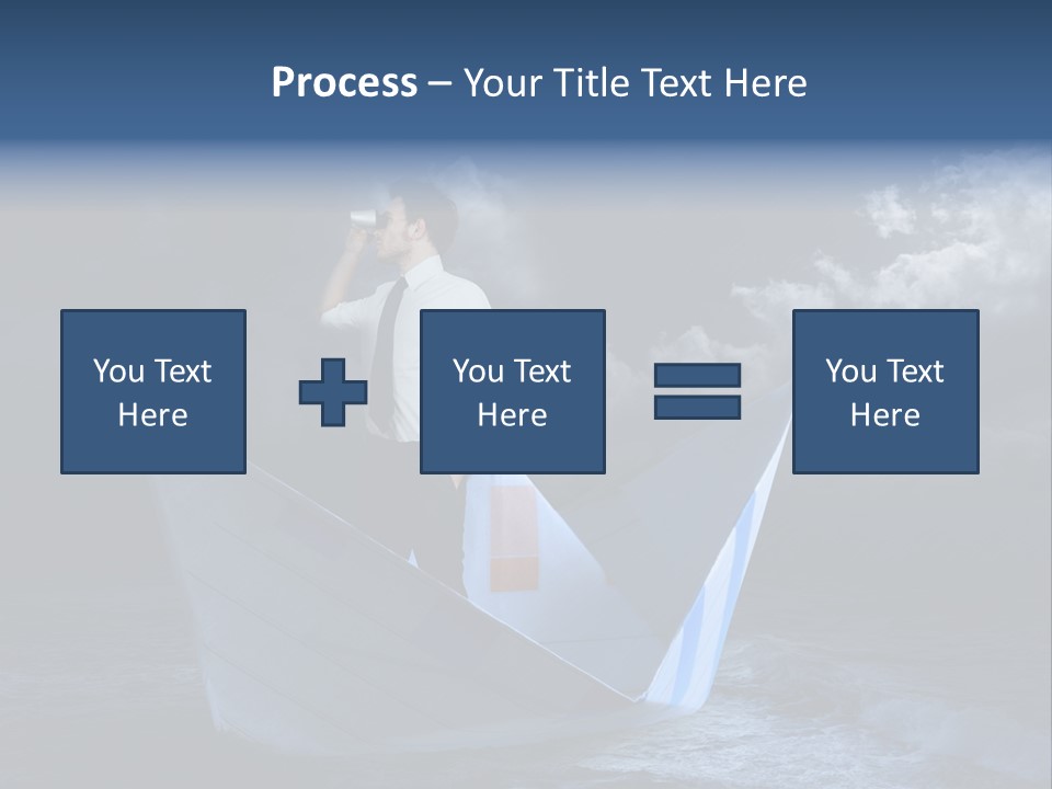 Business Away Horizon PowerPoint Template