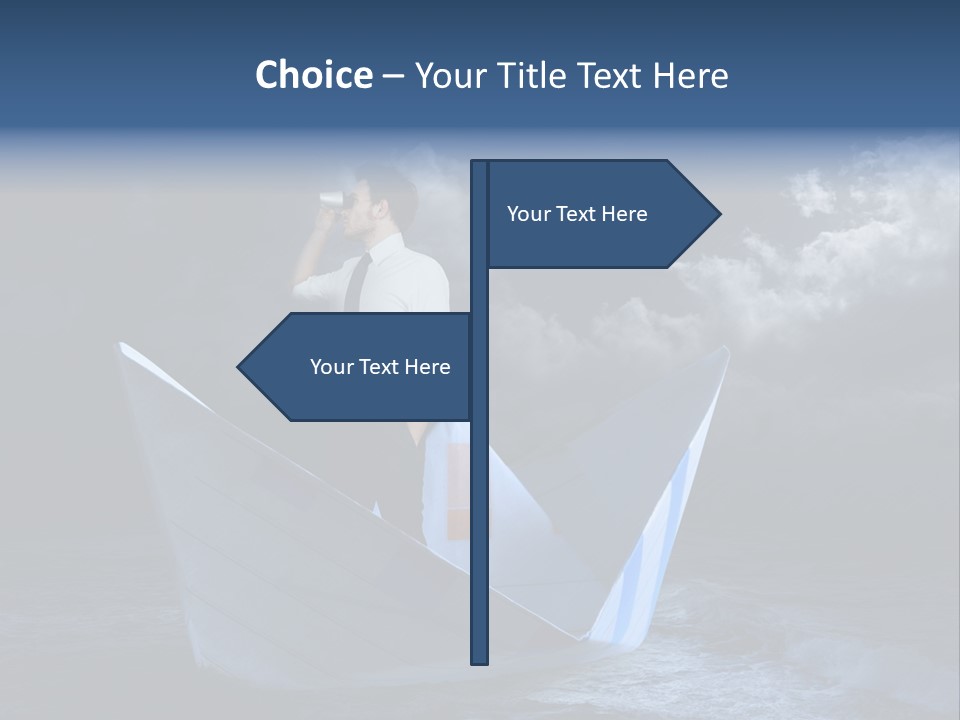Business Away Horizon PowerPoint Template