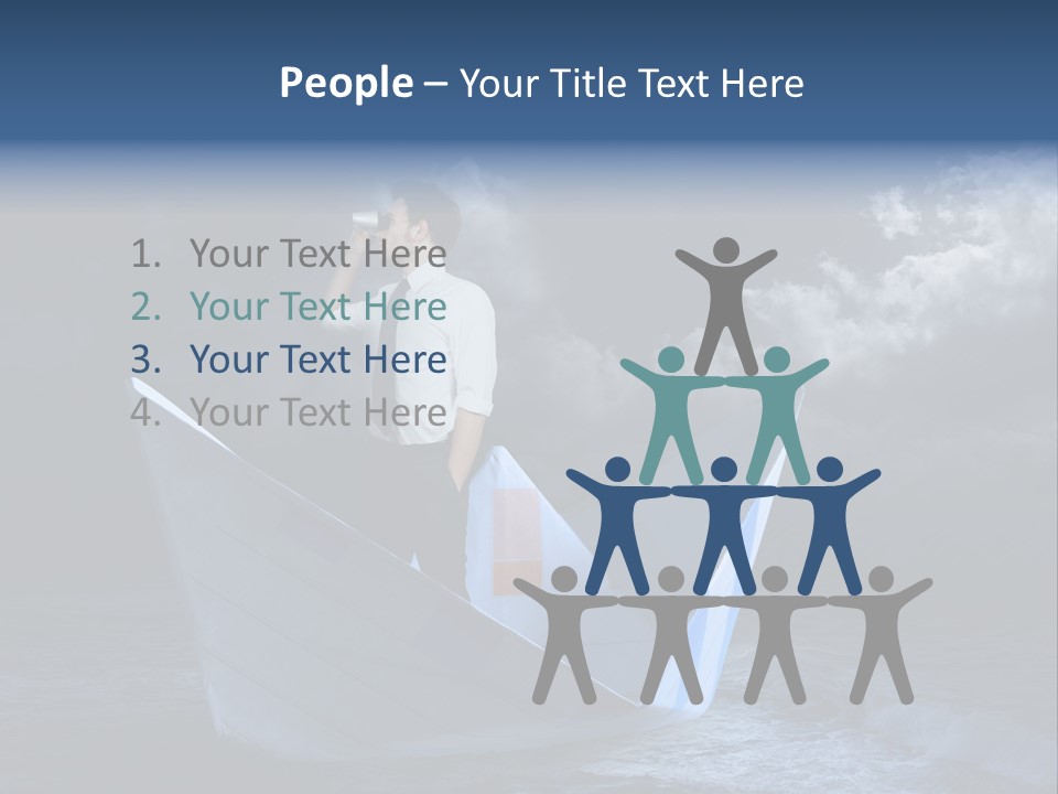 Business Away Horizon PowerPoint Template