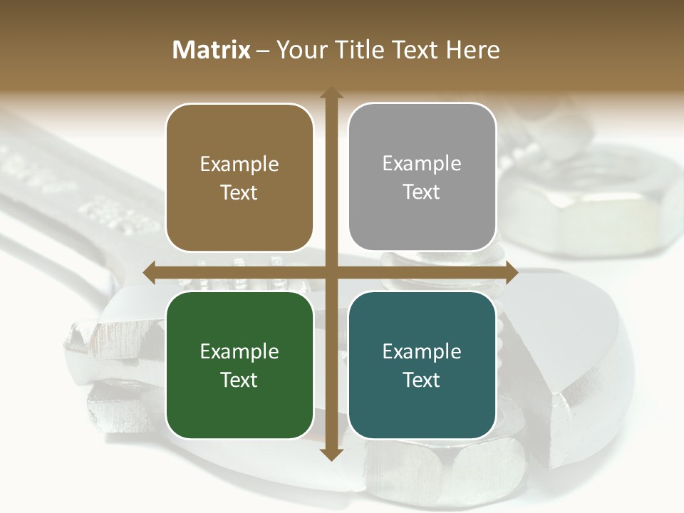 Spanner Maintenance Shiny PowerPoint Template
