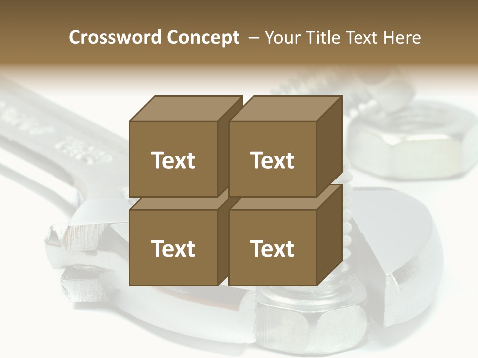 Spanner Maintenance Shiny PowerPoint Template