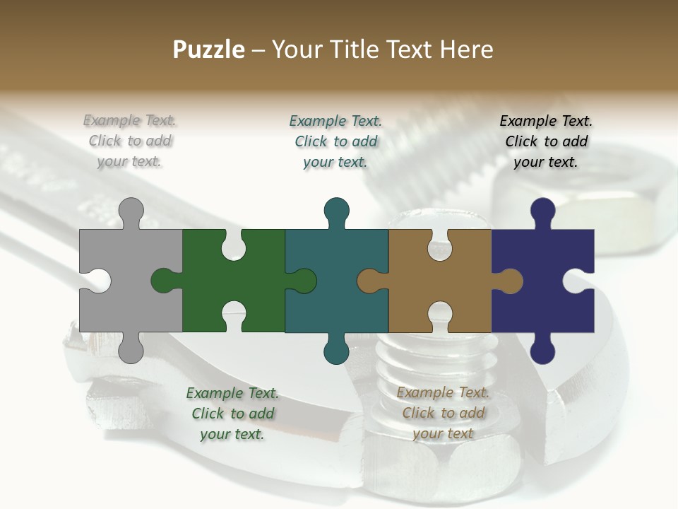 Spanner Maintenance Shiny PowerPoint Template