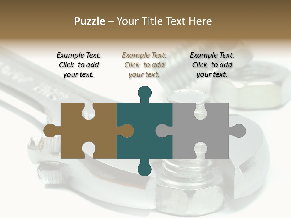 Spanner Maintenance Shiny PowerPoint Template