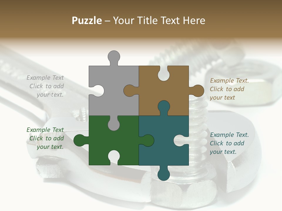 Spanner Maintenance Shiny PowerPoint Template