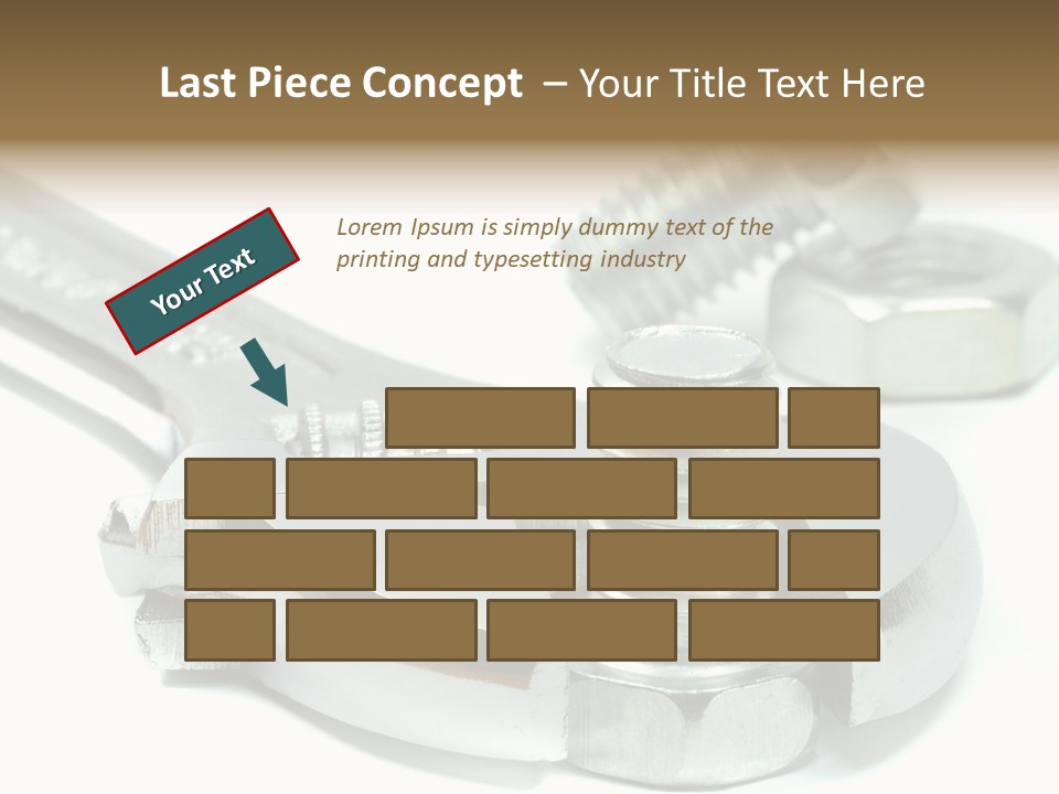 Spanner Maintenance Shiny PowerPoint Template