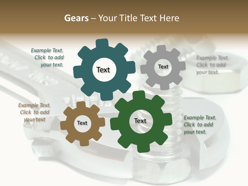 Spanner Maintenance Shiny PowerPoint Template