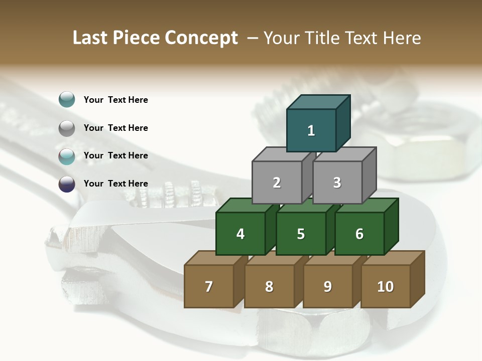 Spanner Maintenance Shiny PowerPoint Template