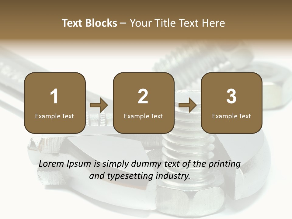 Spanner Maintenance Shiny PowerPoint Template