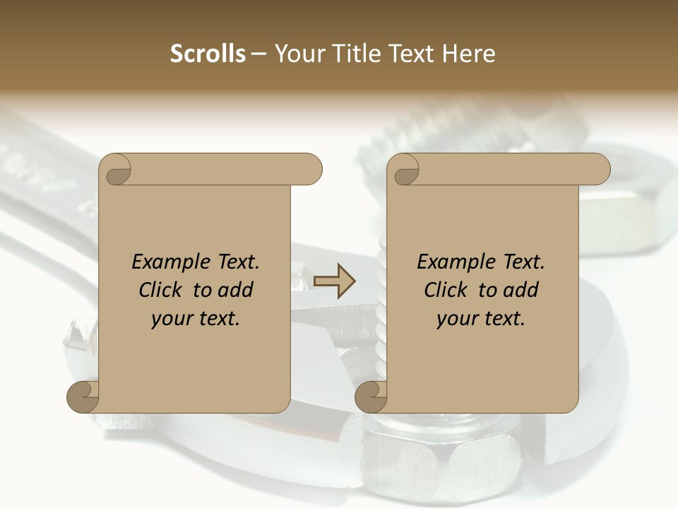 Spanner Maintenance Shiny PowerPoint Template