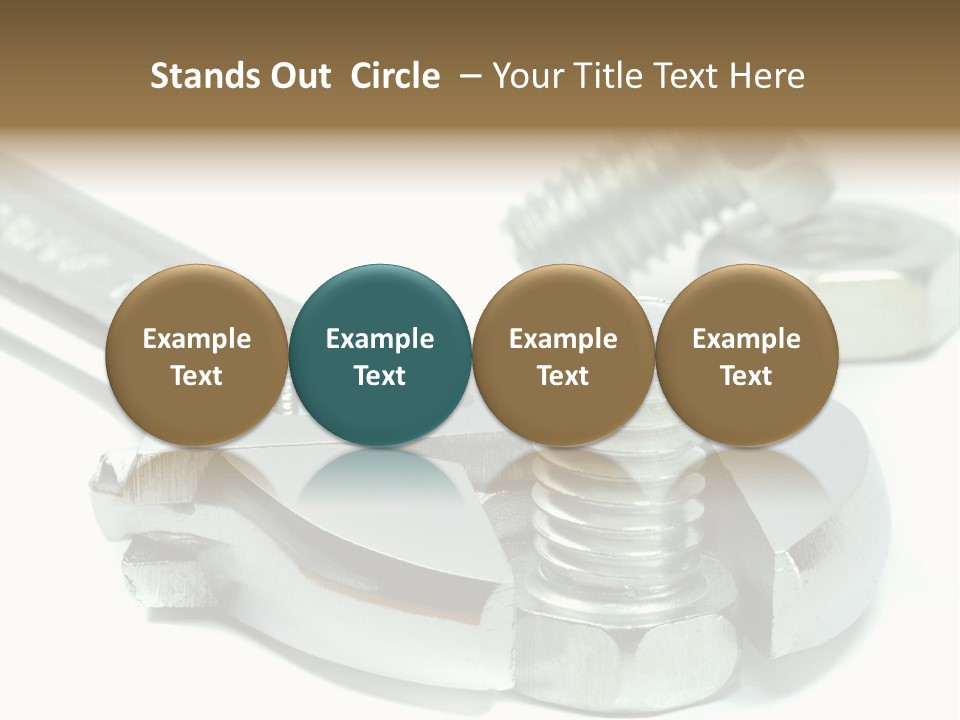 Spanner Maintenance Shiny PowerPoint Template