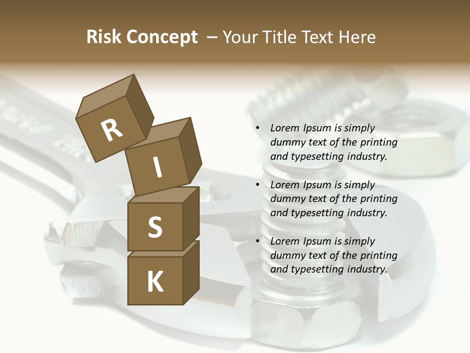Spanner Maintenance Shiny PowerPoint Template