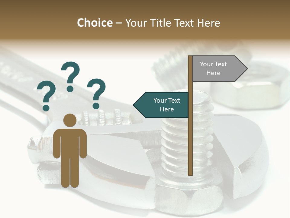 Spanner Maintenance Shiny PowerPoint Template