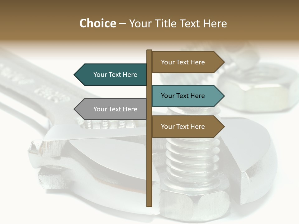 Spanner Maintenance Shiny PowerPoint Template