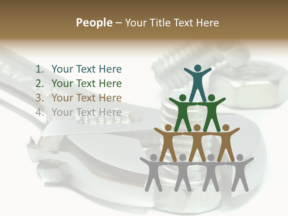 Spanner Maintenance Shiny PowerPoint Template