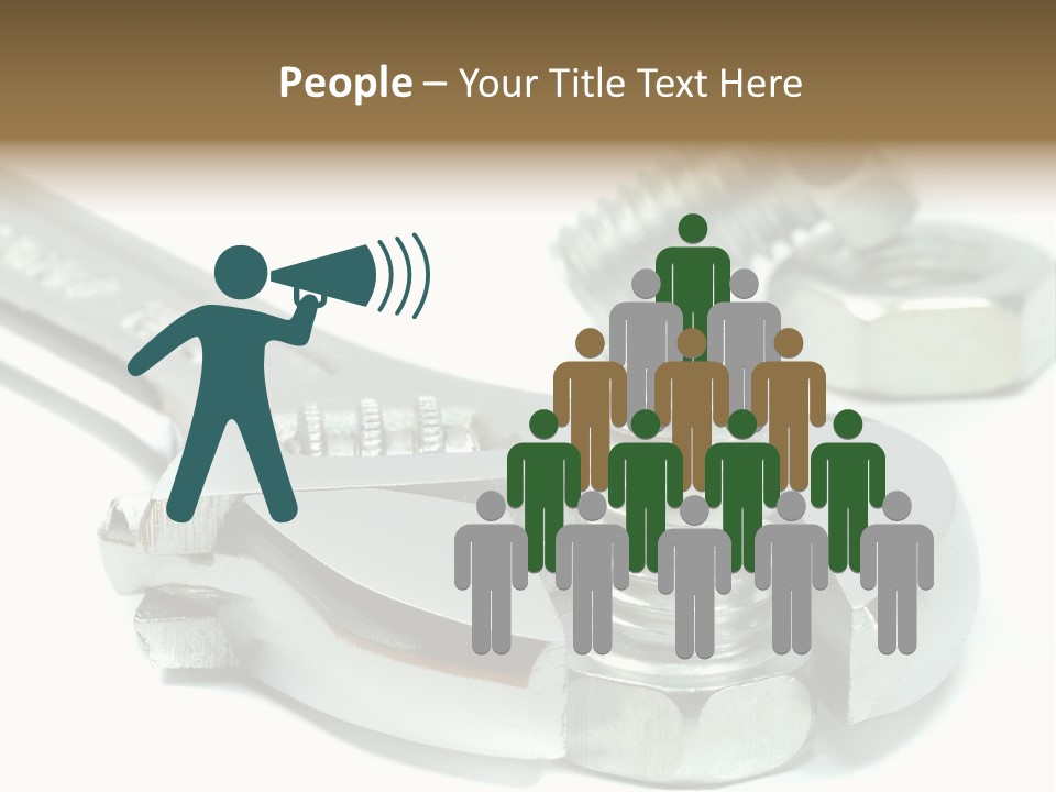 Spanner Maintenance Shiny PowerPoint Template