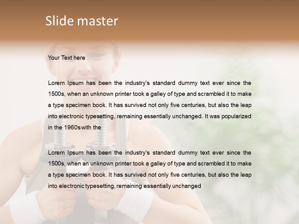 Thin Domestic Train PowerPoint Template