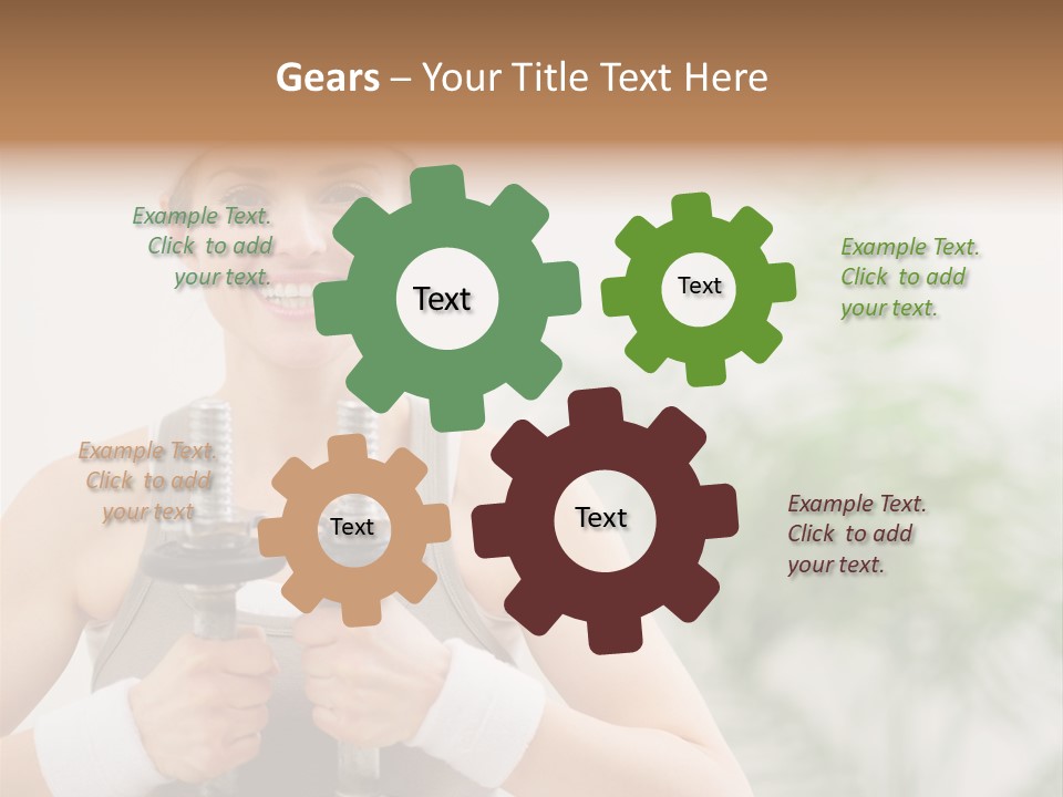 Thin Domestic Train PowerPoint Template