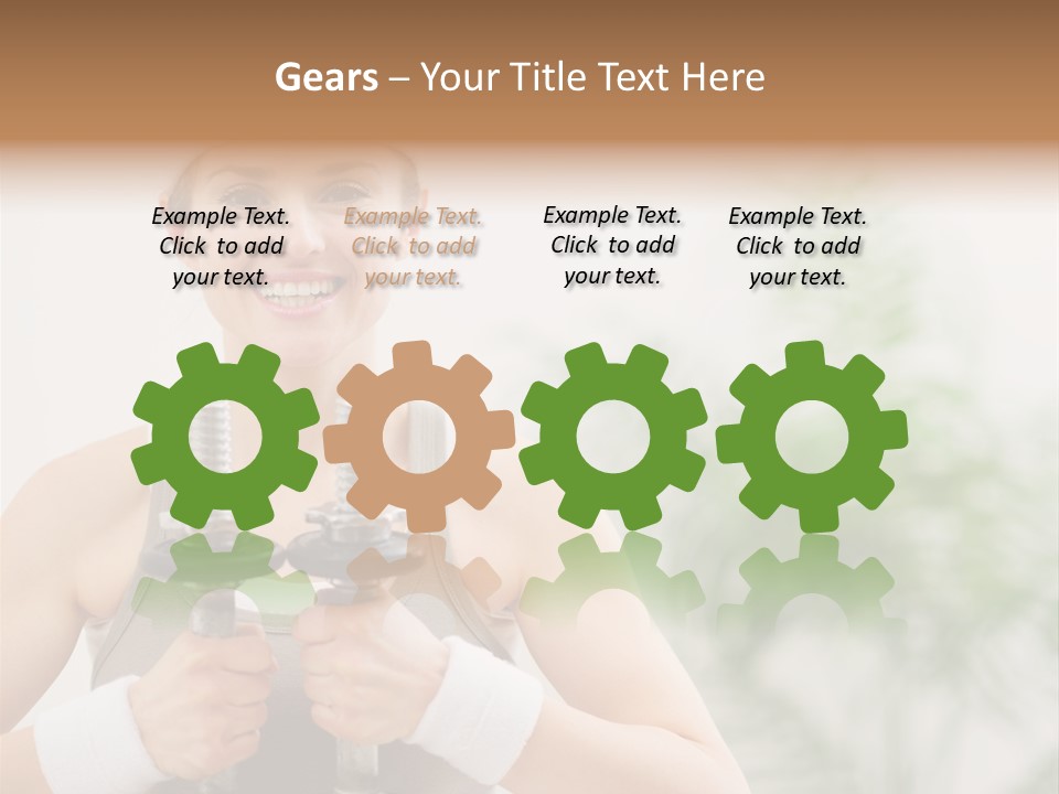 Thin Domestic Train PowerPoint Template