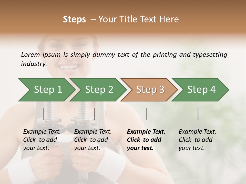 Thin Domestic Train PowerPoint Template