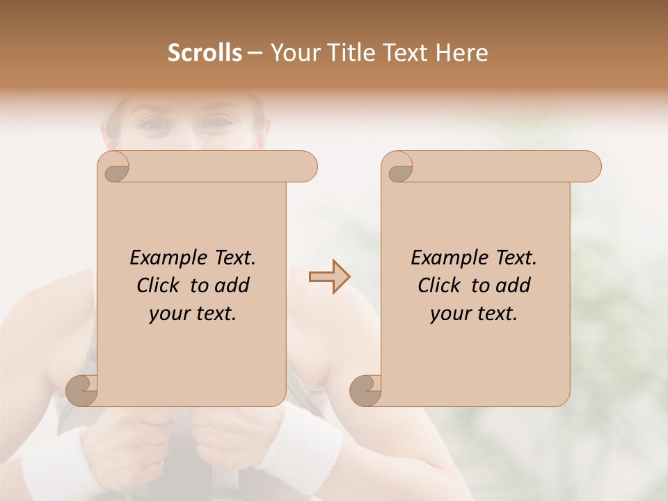 Thin Domestic Train PowerPoint Template