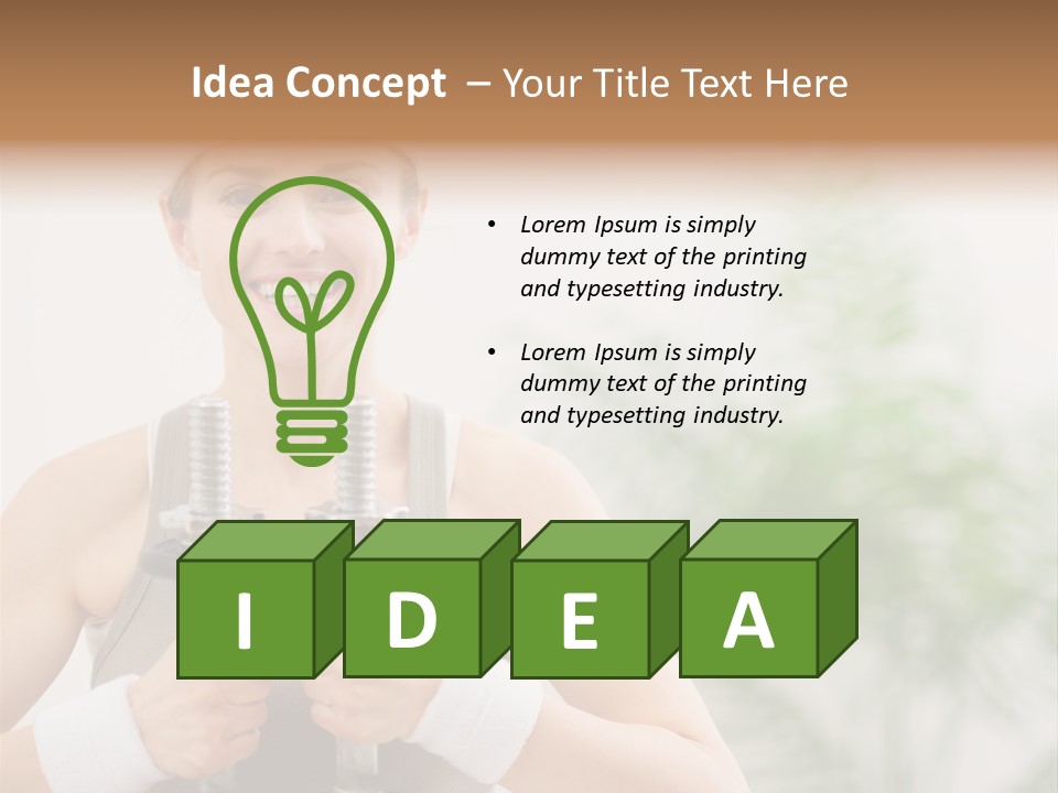 Thin Domestic Train PowerPoint Template