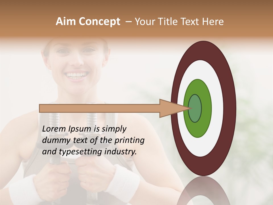 Thin Domestic Train PowerPoint Template