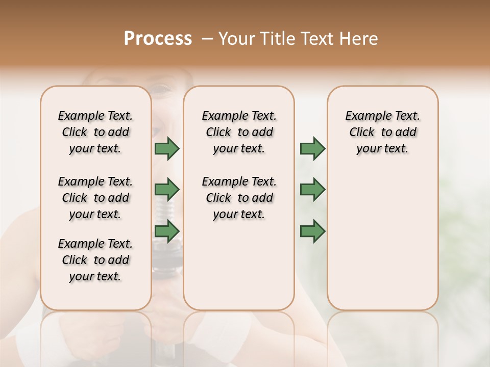 Thin Domestic Train PowerPoint Template