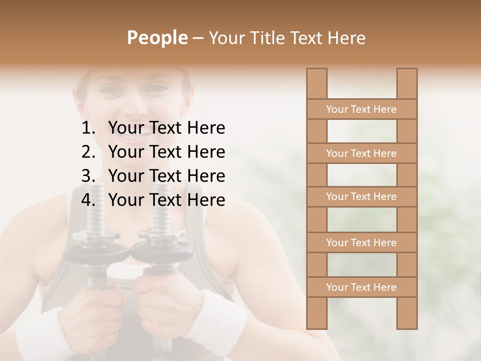 Thin Domestic Train PowerPoint Template