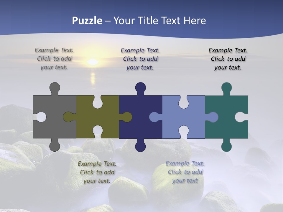 Fog Water Heaven PowerPoint Template