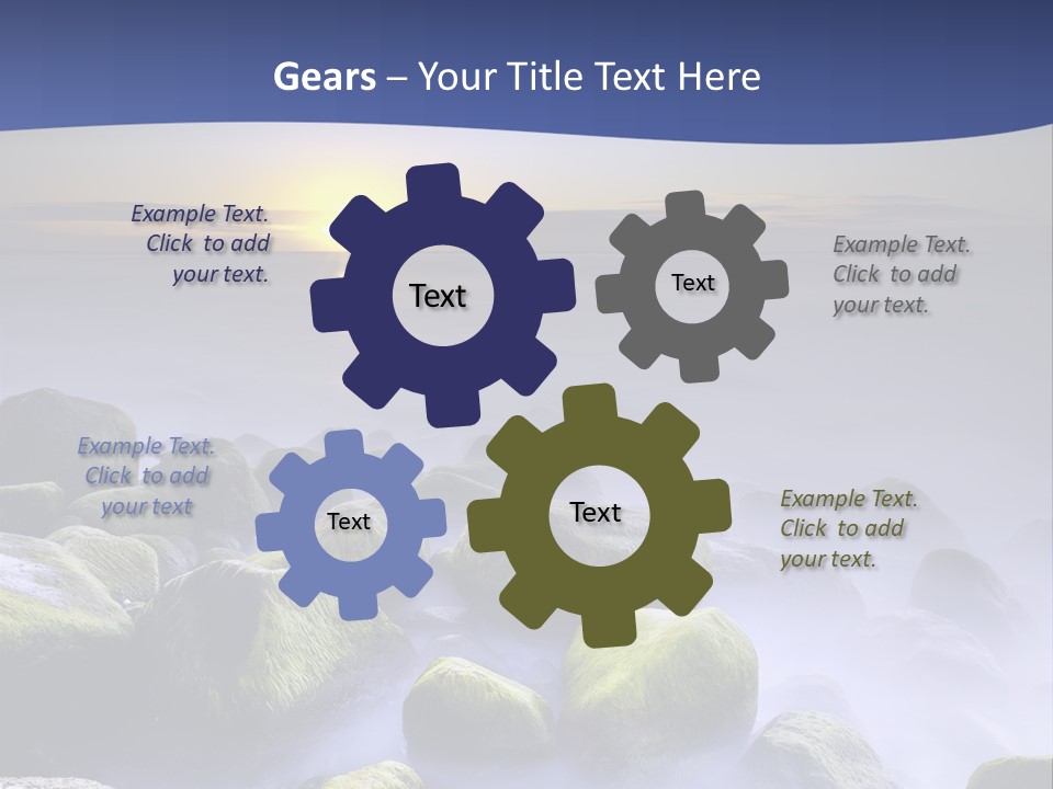 Fog Water Heaven PowerPoint Template