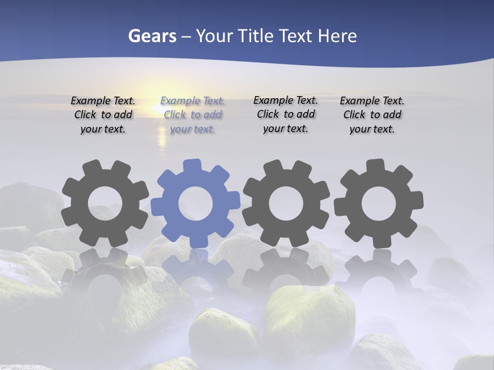 Fog Water Heaven PowerPoint Template