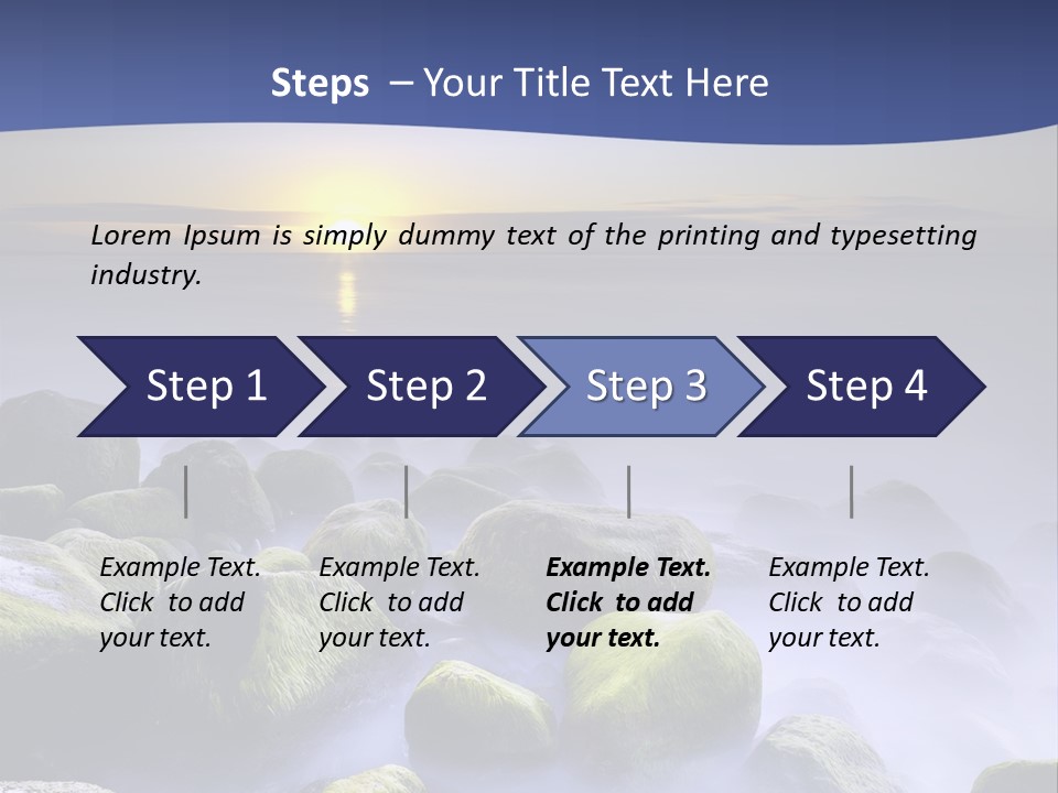 Fog Water Heaven PowerPoint Template