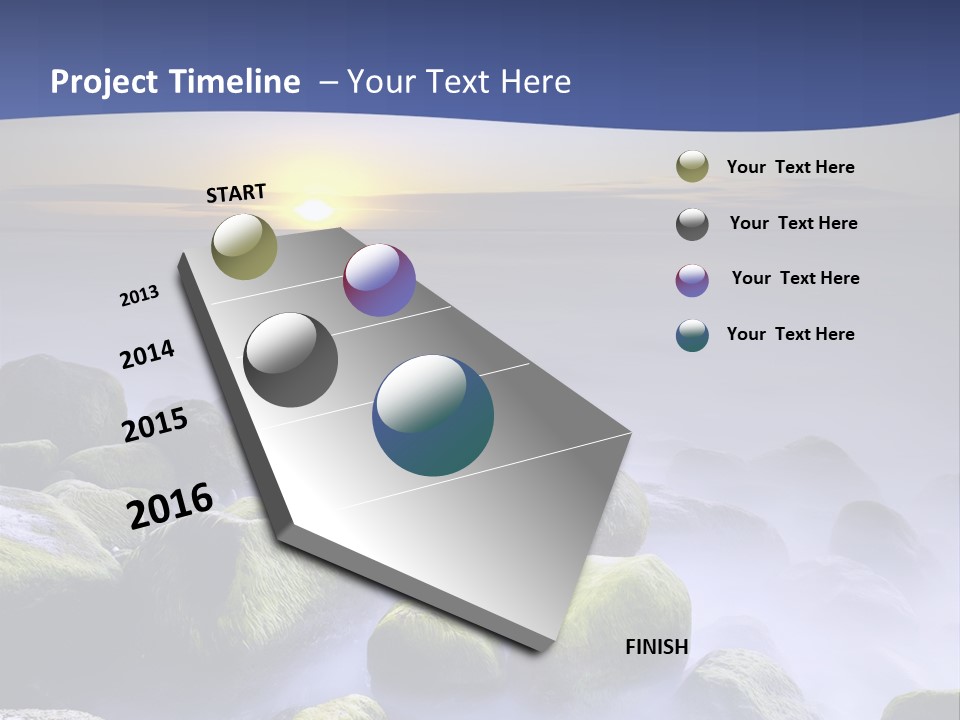 Fog Water Heaven PowerPoint Template