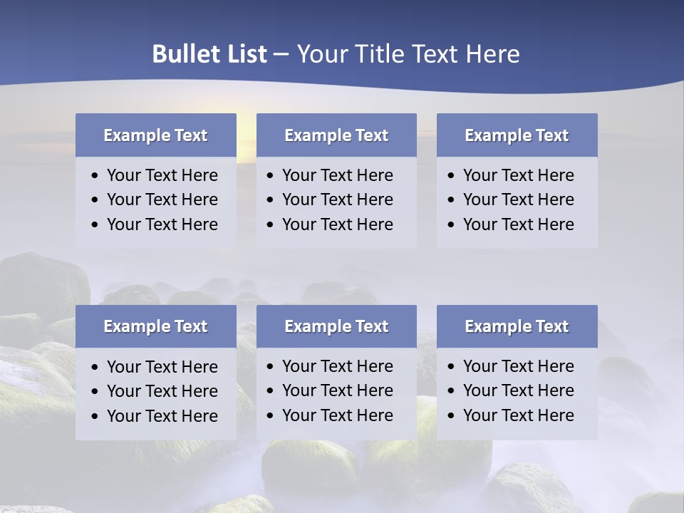 Fog Water Heaven PowerPoint Template