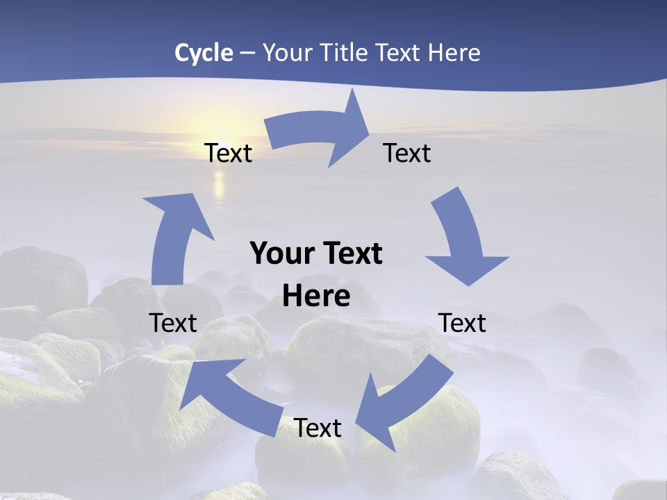 Fog Water Heaven PowerPoint Template