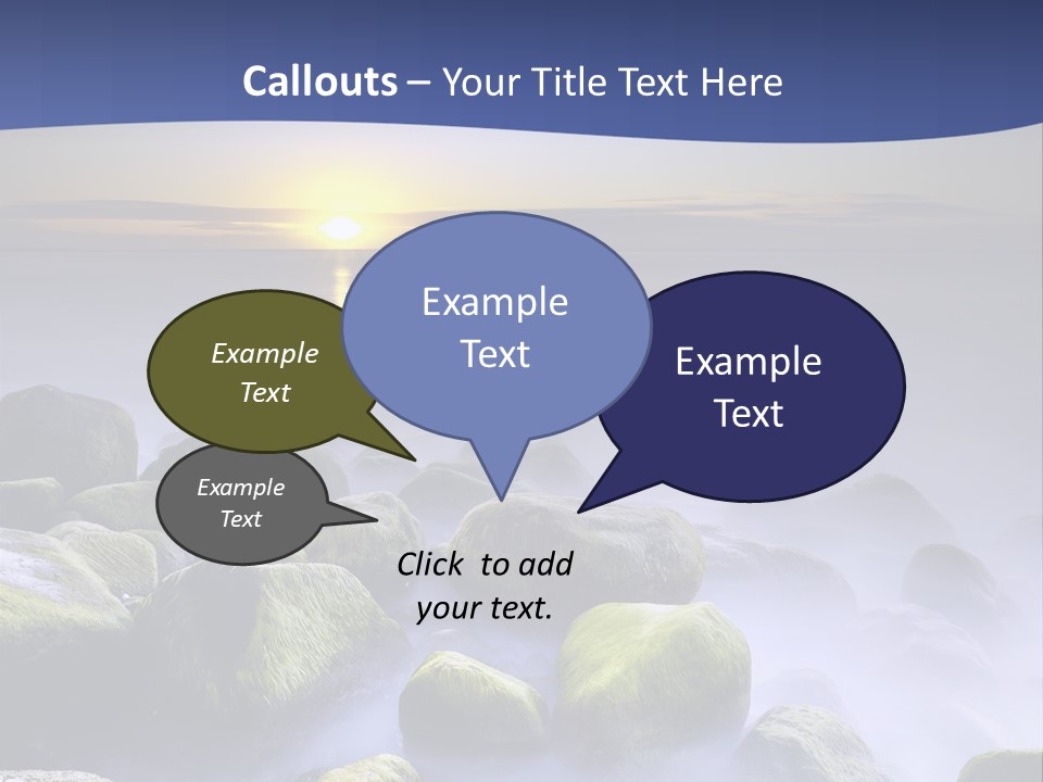 Fog Water Heaven PowerPoint Template