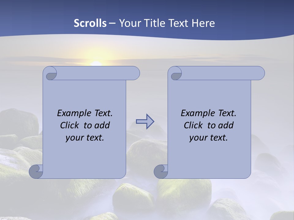 Fog Water Heaven PowerPoint Template