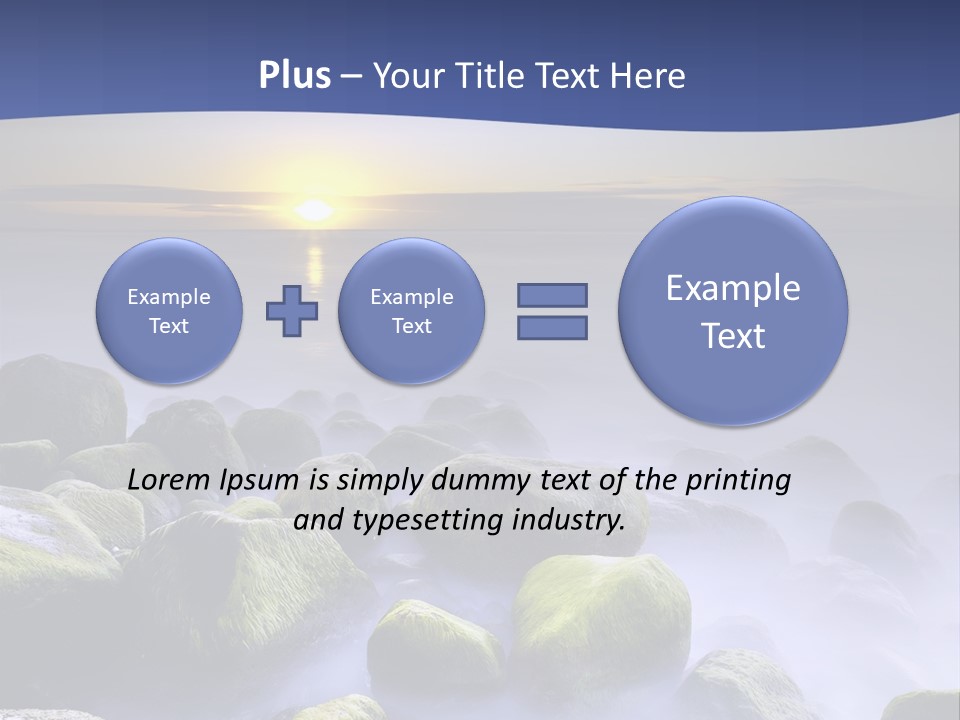 Fog Water Heaven PowerPoint Template