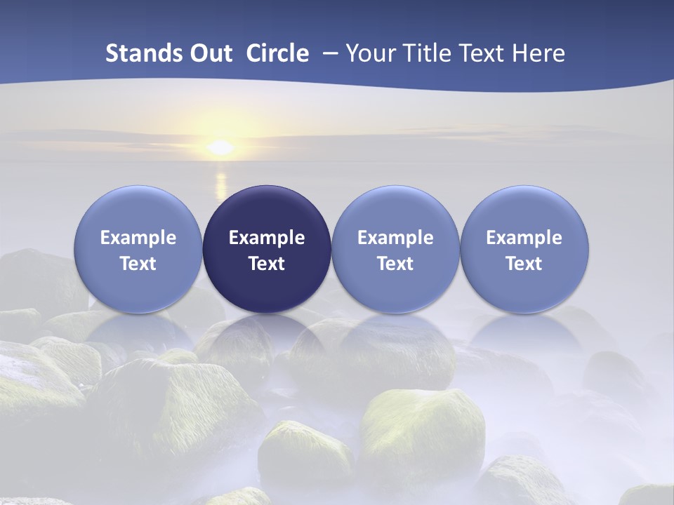 Fog Water Heaven PowerPoint Template