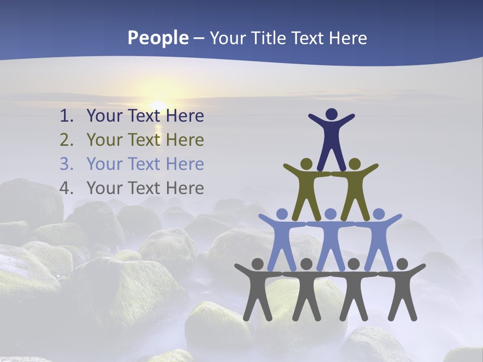 Fog Water Heaven PowerPoint Template