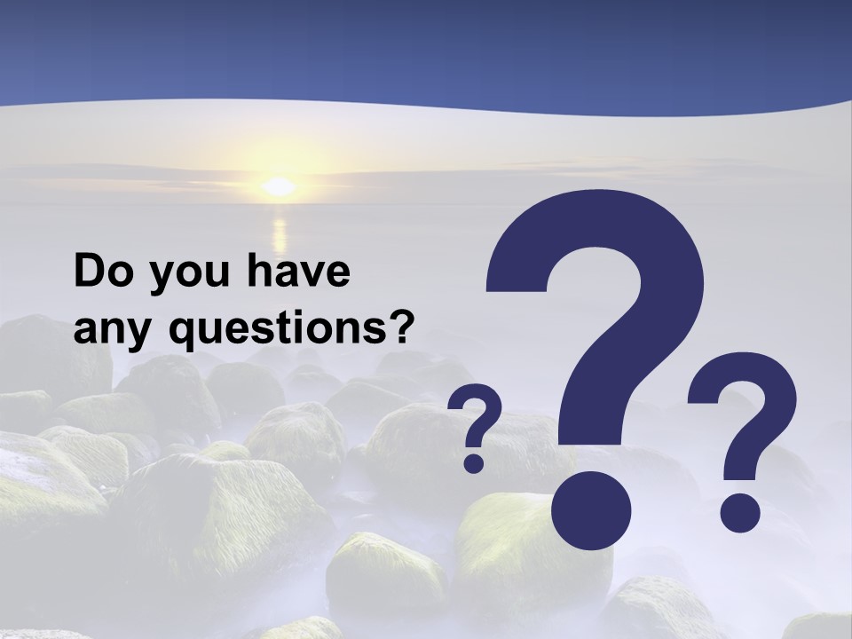 Fog Water Heaven PowerPoint Template