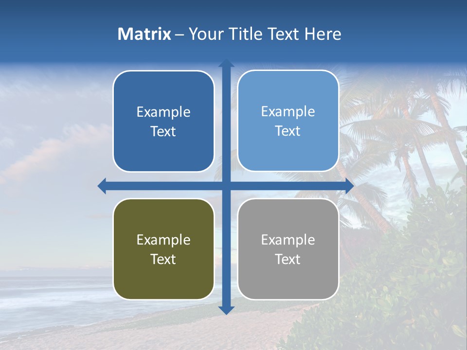 Meeting Horizon Sea PowerPoint Template